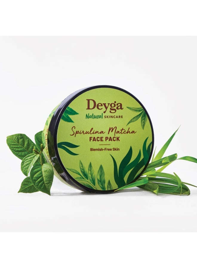 Deyga قناع ديجا للوجه (100 غرام، قناع الوجه بسبيرولينا ماتشا) - Image 1